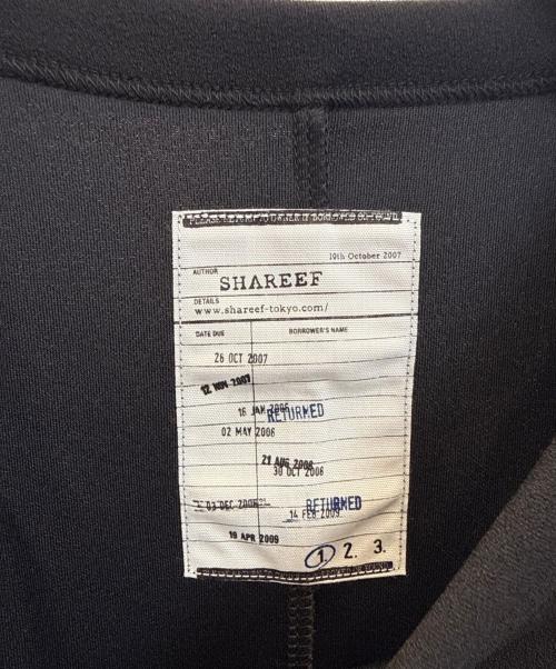 SHAREEF（シャリーフ）SHAREEF (シャリーフ) GEORGETTE JQ SIDE SLIT BIG-T ブラック サイズ:1 未使用品の古着・服飾アイテム