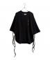 SHAREEF（シャリーフ）の古着「GEORGETTE JQ SIDE SLIT BIG-T」｜ブラック