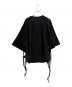 SHAREEF (シャリーフ) GEORGETTE JQ SIDE SLIT BIG-T ブラック サイズ:1 未使用品：8000円