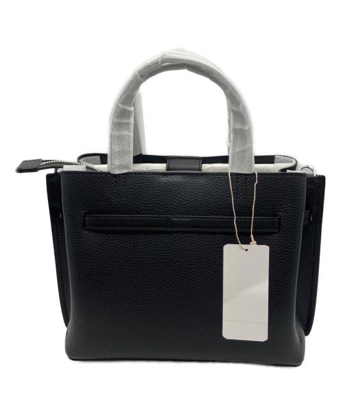 MICHAEL KORS（マイケルコース）MICHAEL KORS (マイケルコース) EMILIA ペブルレザー サッチェル スモール ブラック 未使用品の古着・服飾アイテム