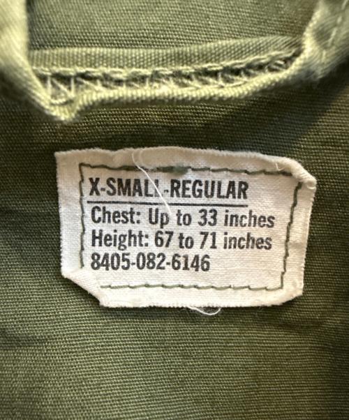US ARMY（ユーエスアーミー）US ARMY (ユーエスアーミー) ジャングルファティールジャケット オリーブ サイズ:XSの古着・服飾アイテム