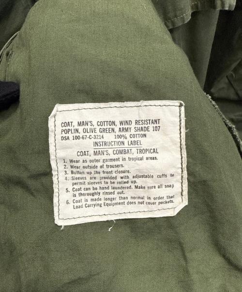 US ARMY（ユーエスアーミー）US ARMY (ユーエスアーミー) ジャングルファティールジャケット オリーブ サイズ:XSの古着・服飾アイテム