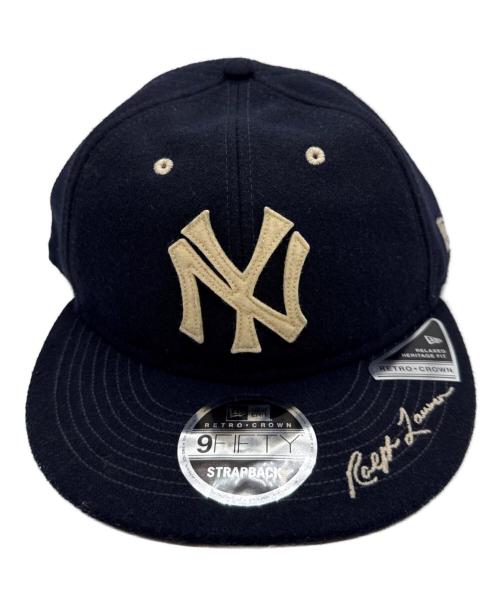 New Era（ニューエラ）New Era (ニューエラ) RALPH LAUREN (ラルフローレン) キャップ ネイビー サイズ:フリー 未使用品の古着・服飾アイテム