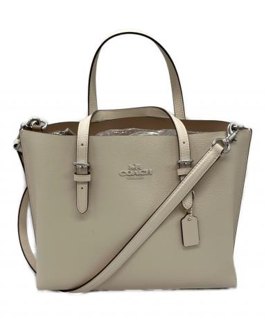 中古・古着通販】COACH (コーチ) モリー トート バッグ 25 ホワイト 未