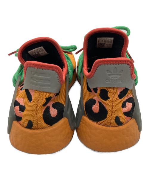 adidas（アディダス）adidas (アディダス) Pharrell Williams (ファレルウィリアムス) HU NMD Animal Print オレンジ サイズ:SIZE 26cmの古着・服飾アイテム
