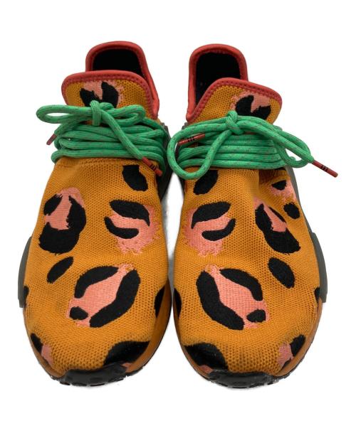 adidas（アディダス）adidas (アディダス) Pharrell Williams (ファレルウィリアムス) HU NMD Animal Print オレンジ サイズ:SIZE 26cmの古着・服飾アイテム