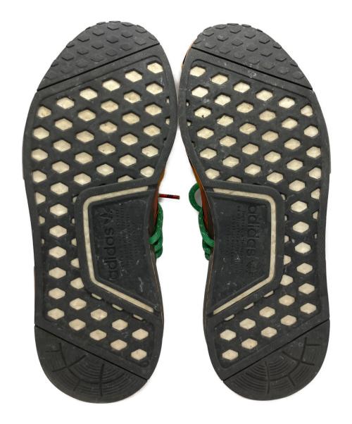 adidas（アディダス）adidas (アディダス) Pharrell Williams (ファレルウィリアムス) HU NMD Animal Print オレンジ サイズ:SIZE 26cmの古着・服飾アイテム