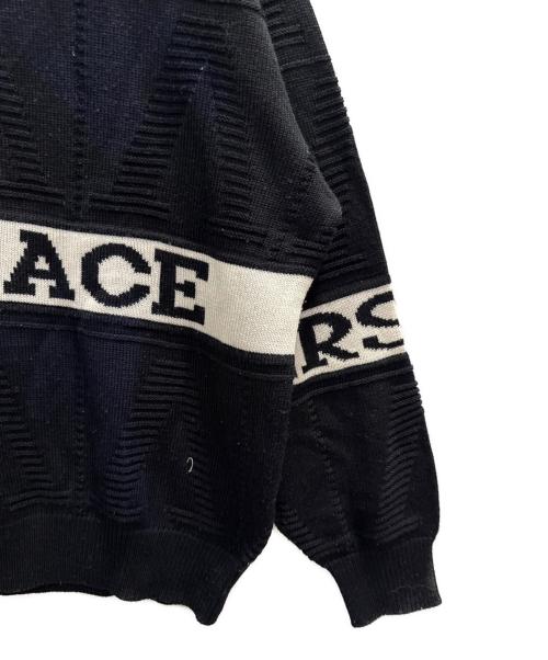 VERSACE（ヴェルサーチェ）VERSACE (ヴェルサーチェ) 厚手ニット ブラック サイズ:不明の古着・服飾アイテム