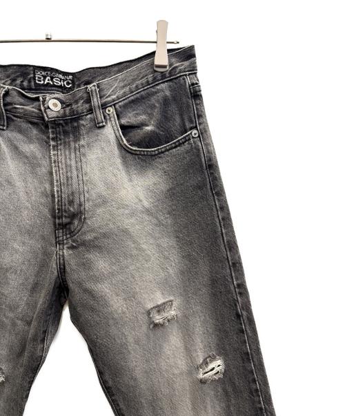 DOLCE & GABBANA Basic（ドルチェガッバーナベーシック）DOLCE & GABBANA Basic (ドルチェガッバーナベーシック) デニムパンツ グレー サイズ:w32の古着・服飾アイテム