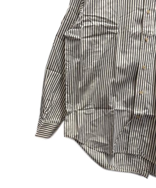 BANANA REPUBLIC（バナナリパブリック）BANANA REPUBLIC (バナナリパブリック) 90s 長袖シャツ ベージュ×ブラック サイズ:Мの古着・服飾アイテム