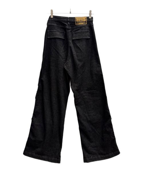 DIESEL（ディーゼル）DIESEL (ディーゼル) デニムカーゴパンツ　P-MIRTA-OUT ブラック サイズ:w23の古着・服飾アイテム