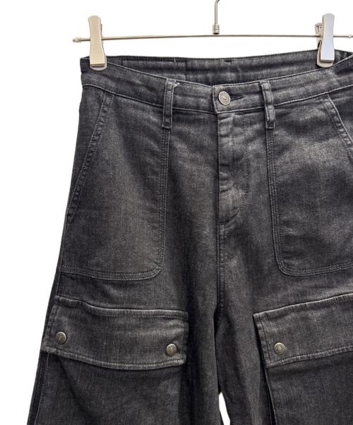 DIESEL（ディーゼル）DIESEL (ディーゼル) デニムカーゴパンツ　P-MIRTA-OUT ブラック サイズ:w23の古着・服飾アイテム