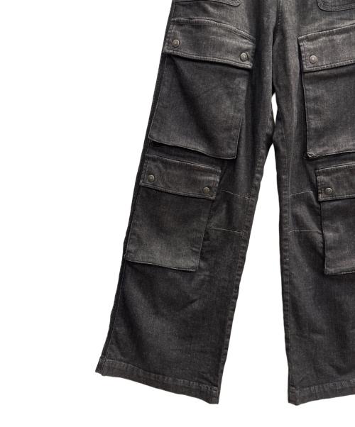 DIESEL（ディーゼル）DIESEL (ディーゼル) デニムカーゴパンツ　P-MIRTA-OUT ブラック サイズ:w23の古着・服飾アイテム