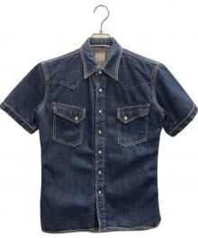 THE FLAT HEAD（ザ・フラットヘッド）の古着「半袖デニムシャツ」｜インディゴ