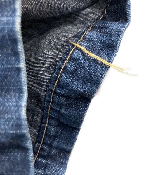 THE FLAT HEAD（ザ・フラットヘッド）THE FLAT HEAD (ザ・フラットヘッド) 半袖デニムシャツ インディゴ サイズ:38の古着・服飾アイテム