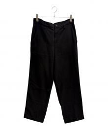 ISSEY MIYAKE PERMANENTE（イッセイミヤケ ペルマネンテ）の古着「レーヨンシルクスラックス」｜ブラック