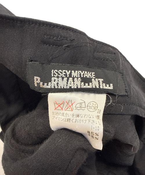 ISSEY MIYAKE PERMANENTE（イッセイミヤケ ペルマネンテ）ISSEY MIYAKE PERMANENTE (イッセイミヤケ ペルマネンテ) レーヨンシルクスラックス ブラック サイズ:Ｌの古着・服飾アイテム