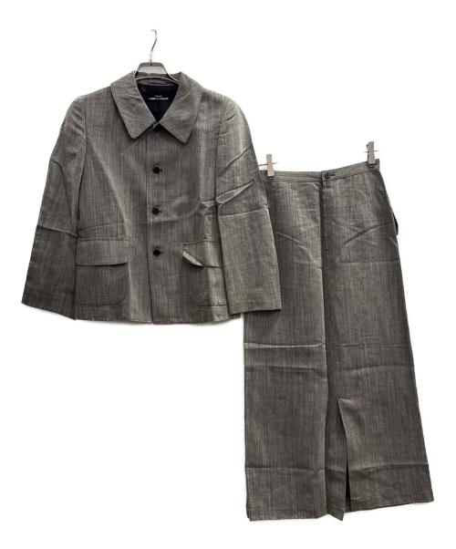 tricot COMME des GARCONS（トリココムデギャルソン）tricot COMME des GARCONS (トリココムデギャルソン) セットアップスーツ ライトグレー サイズ:Мの古着・服飾アイテム