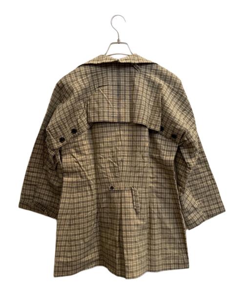 ISSEY MIYAKE（イッセイミヤケ）ISSEY MIYAKE (イッセイミヤケ) 変形コート カーキ サイズ:フリーの古着・服飾アイテム