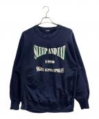 NO BRANDノーブランド）の古着「スウェット」｜ネイビー