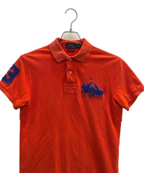 RALPH LAUREN（ラルフローレン）RALPH LAUREN (ラルフローレン) ダブルポニーポロシャツ オレンジ サイズ:Ｓの古着・服飾アイテム
