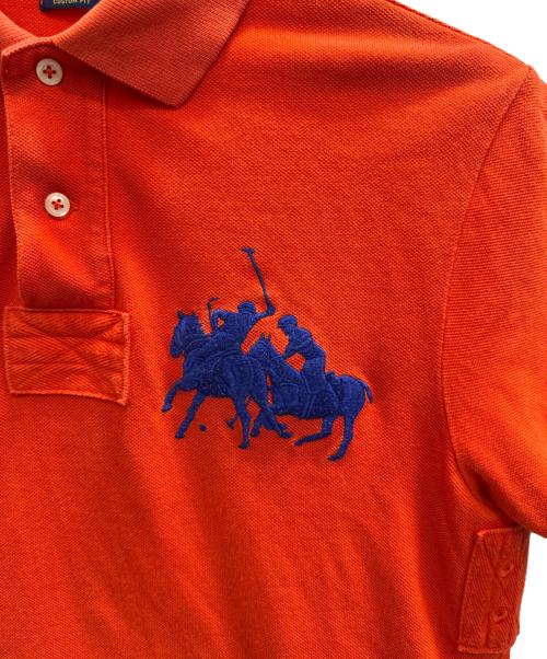RALPH LAUREN（ラルフローレン）RALPH LAUREN (ラルフローレン) ダブルポニーポロシャツ オレンジ サイズ:Ｓの古着・服飾アイテム