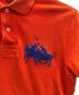 中古・古着 RALPH LAUREN (ラルフローレン) ダブルポニーポロシャツ オレンジ サイズ:Ｓ：5000円