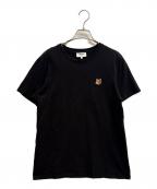 maison kitsuneメゾンキツネ）の古着「半袖カットソー」｜ブラック
