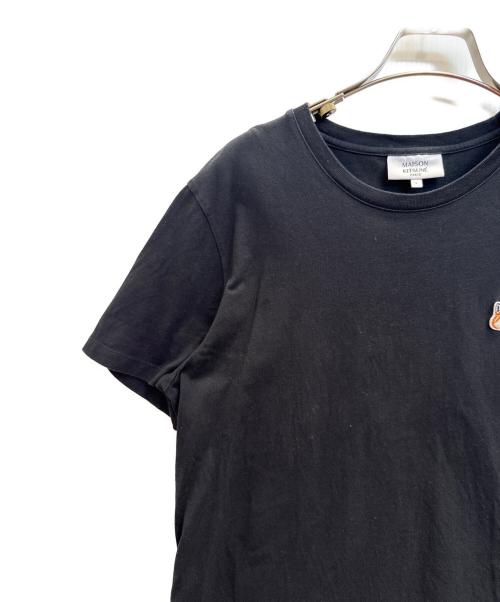 maison kitsune（メゾンキツネ）maison kitsune (メゾンキツネ) 半袖カットソー ブラック サイズ:Ｌの古着・服飾アイテム