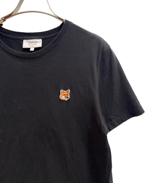 maison kitsune（メゾンキツネ）maison kitsune (メゾンキツネ) 半袖カットソー ブラック サイズ:Ｌの古着・服飾アイテム