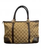 GUCCIグッチ）の古着「GGキャンバスラブリー」｜ブラウン