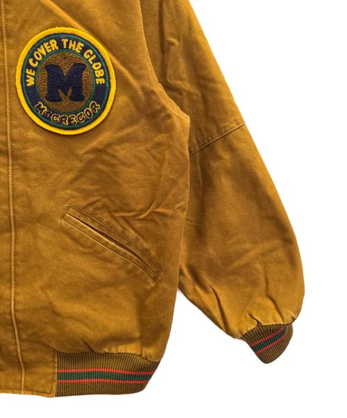 macgregor（マクレガー）macgregor (マクレガー) VARSITY JACKET ブラウン サイズ:Ｌの古着・服飾アイテム