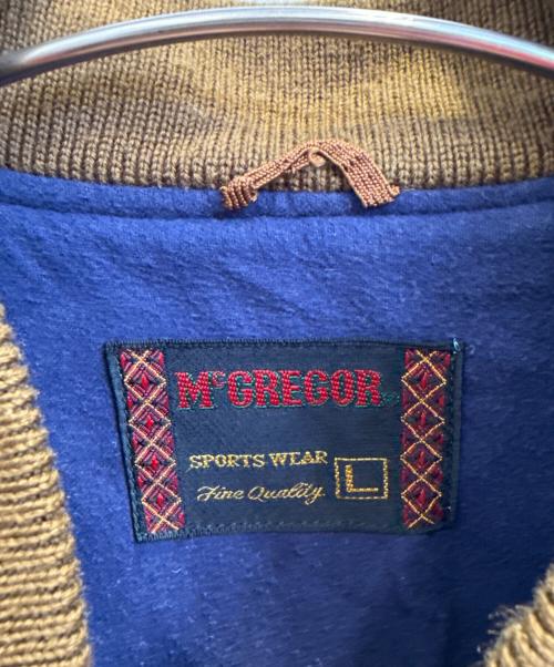 macgregor（マクレガー）macgregor (マクレガー) VARSITY JACKET ブラウン サイズ:Ｌの古着・服飾アイテム