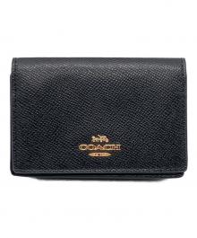 COACH（コーチ）の古着「ビジネス カード ケース」｜ブラック