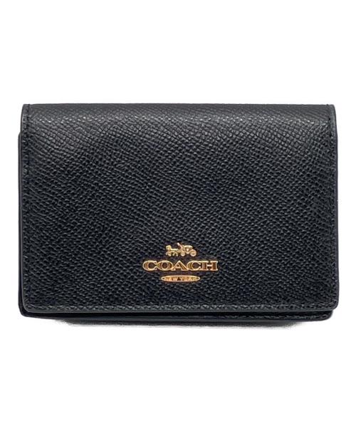 COACH（コーチ）COACH (コーチ) ビジネス カード ケース ブラックの古着・服飾アイテム
