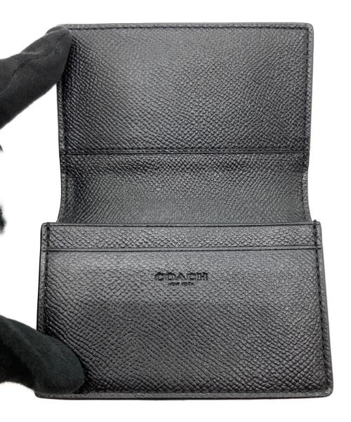 COACH（コーチ）COACH (コーチ) ビジネス カード ケース ブラックの古着・服飾アイテム