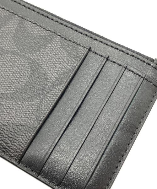 COACH（コーチ）COACH (コーチ) シグネチャーコインケース ブラックの古着・服飾アイテム