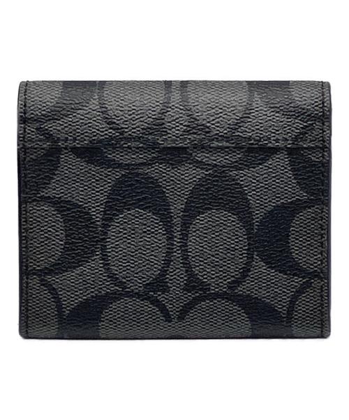 COACH（コーチ）COACH (コーチ) シグネチャーコインケース ブラックの古着・服飾アイテム