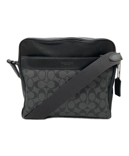 COACH（コーチ）COACH (コーチ) シグネチャーショルダーバッグ ブラックの古着・服飾アイテム