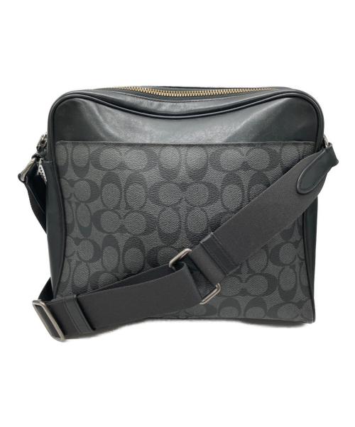 COACH（コーチ）COACH (コーチ) シグネチャーショルダーバッグ ブラックの古着・服飾アイテム