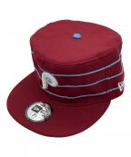 New Eraニューエラ）の古着「フィラデルフィア・フィリーズ ピルボックス」｜ブラウン