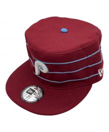 New Era（ニューエラ）の古着「フィラデルフィア・フィリーズ ピルボックス」｜ブラウン
