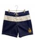 POLO RALPH LAUREN（ポロ・ラルフローレン）の古着「ワッペンスイムショーツ」｜ネイビー