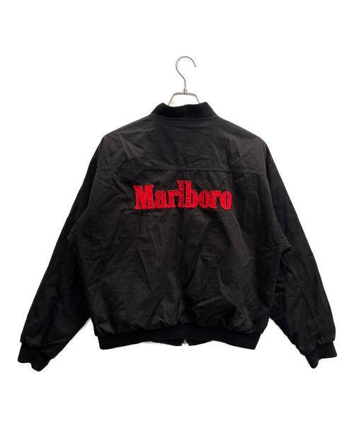 marlboro（マルボロ）marlboro (マルボロ) ボンバージャケット ブラック サイズ:Мの古着・服飾アイテム