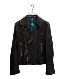PAUL SMITH（ポールスミス）の古着「ライダースジャケット」｜ブラック