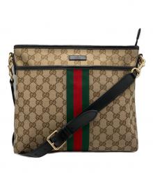 GUCCI（グッチ）の古着「シェリーライン　ショルダーバッグ」｜ベージュ