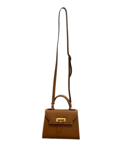 CARBOTTI（カルボッティ）CARBOTTI (カルボッティ) Erika445　2WAYバッグ ブラウンの古着・服飾アイテム