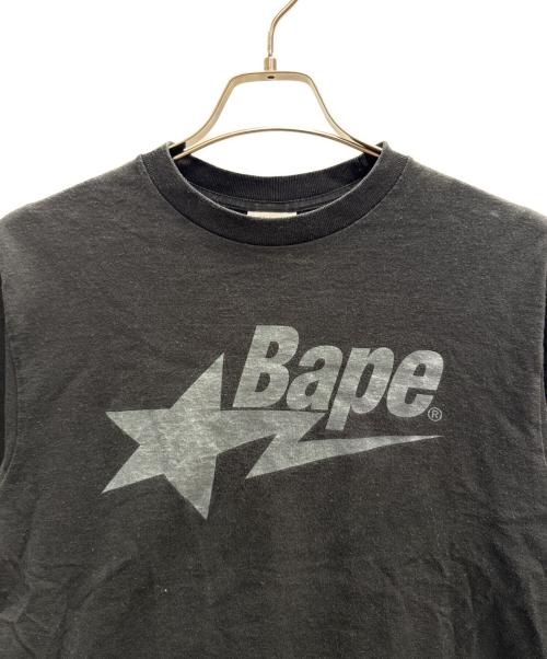 BAPESTA（ベイプスタ）BAPESTA (ベイプスタ) 半袖カットソー ブラック サイズ:Мの古着・服飾アイテム