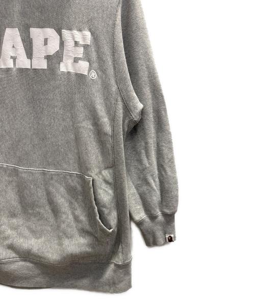 A BATHING APE（アベイシングエイプ）A BATHING APE (アベイシングエイプ) プルオーバーパーカー グレー サイズ:Мの古着・服飾アイテム