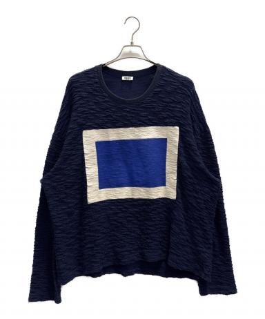 中古・古着通販】KENZO (ケンゾー) 薄手ニット ネイビー サイズ:L